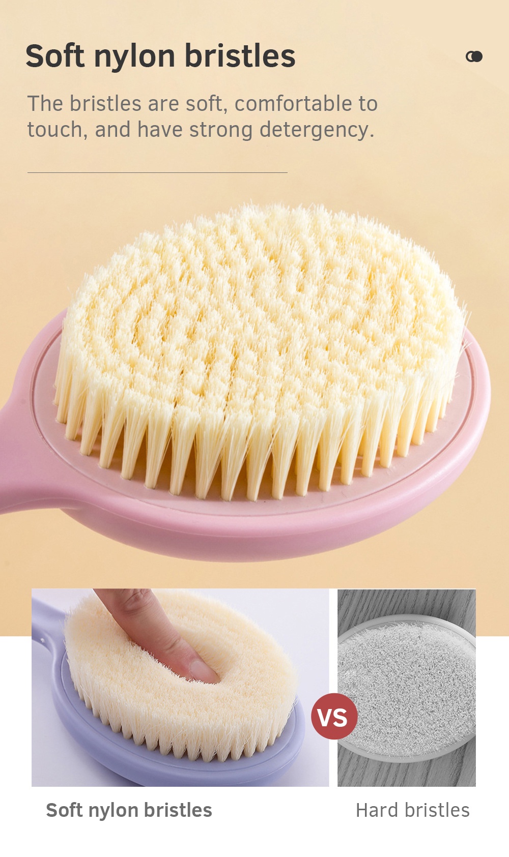 Long Handle Bath Brush-4
